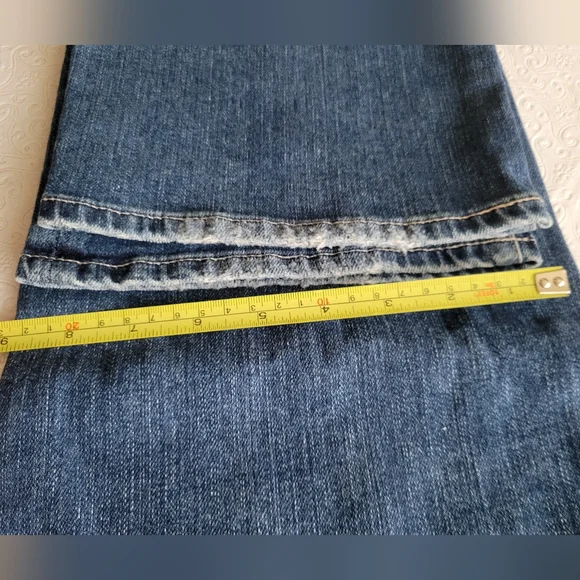 AG Adriano Goldschmied women's sz 31 Jeans. ALEXXIS straight button fly nwt - Picture 12 of 13